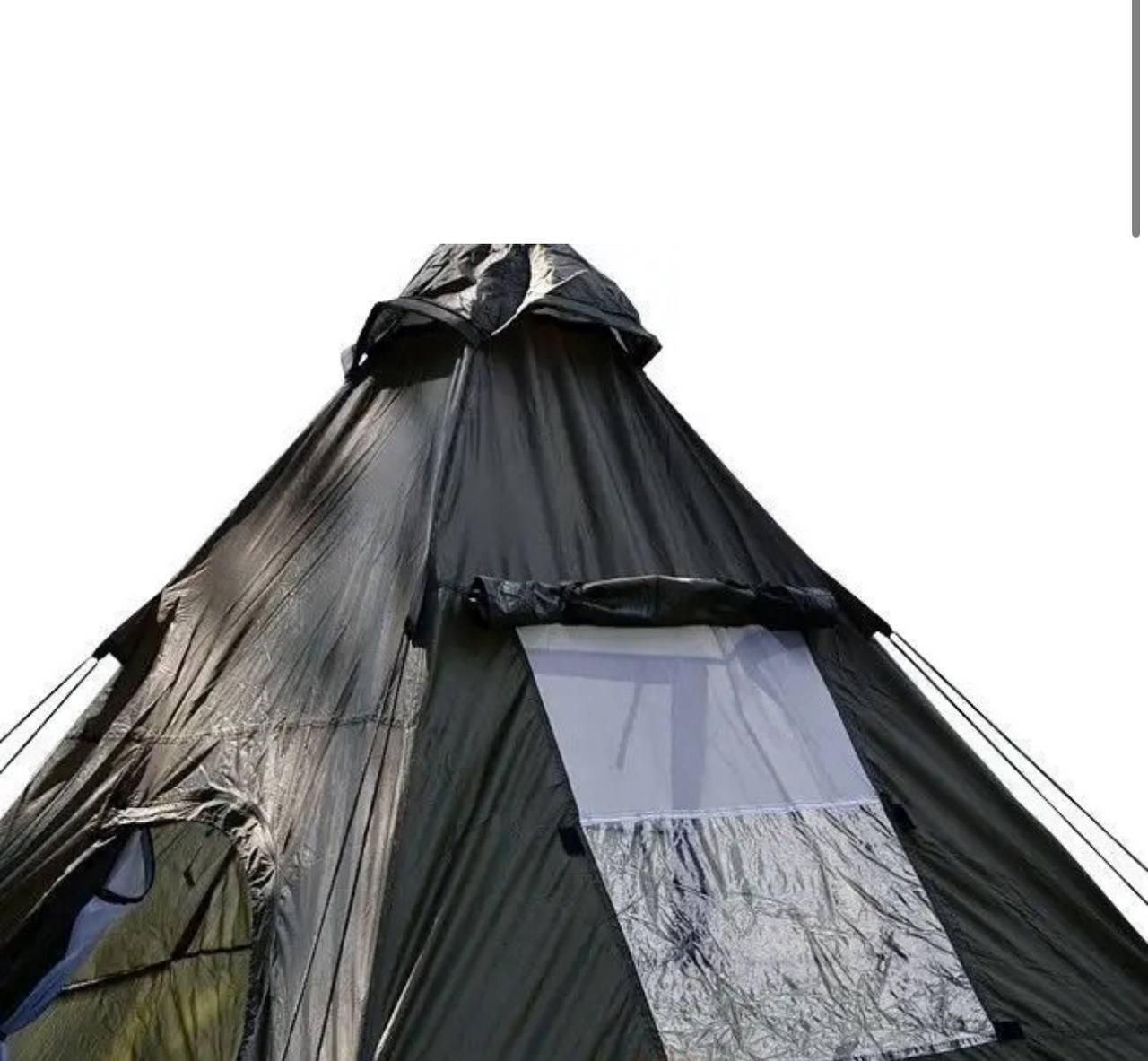 Намет 4-містний MIL-TEC «TIPI» Піраміда Olive