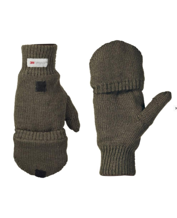 Рукавиці Відкидні . KLAPPHANDSCHUHE OLIV.