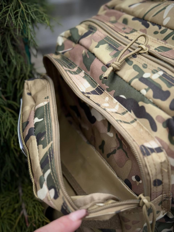 Тактичний рюкзак військовий мультикам з прапором Сша Multicam Usa штурмовий армійський рюкзак 45Л