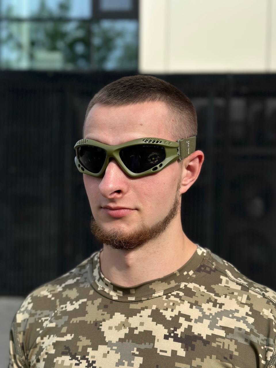 тактичні окуляри олива Mil-Tec - Фото 7