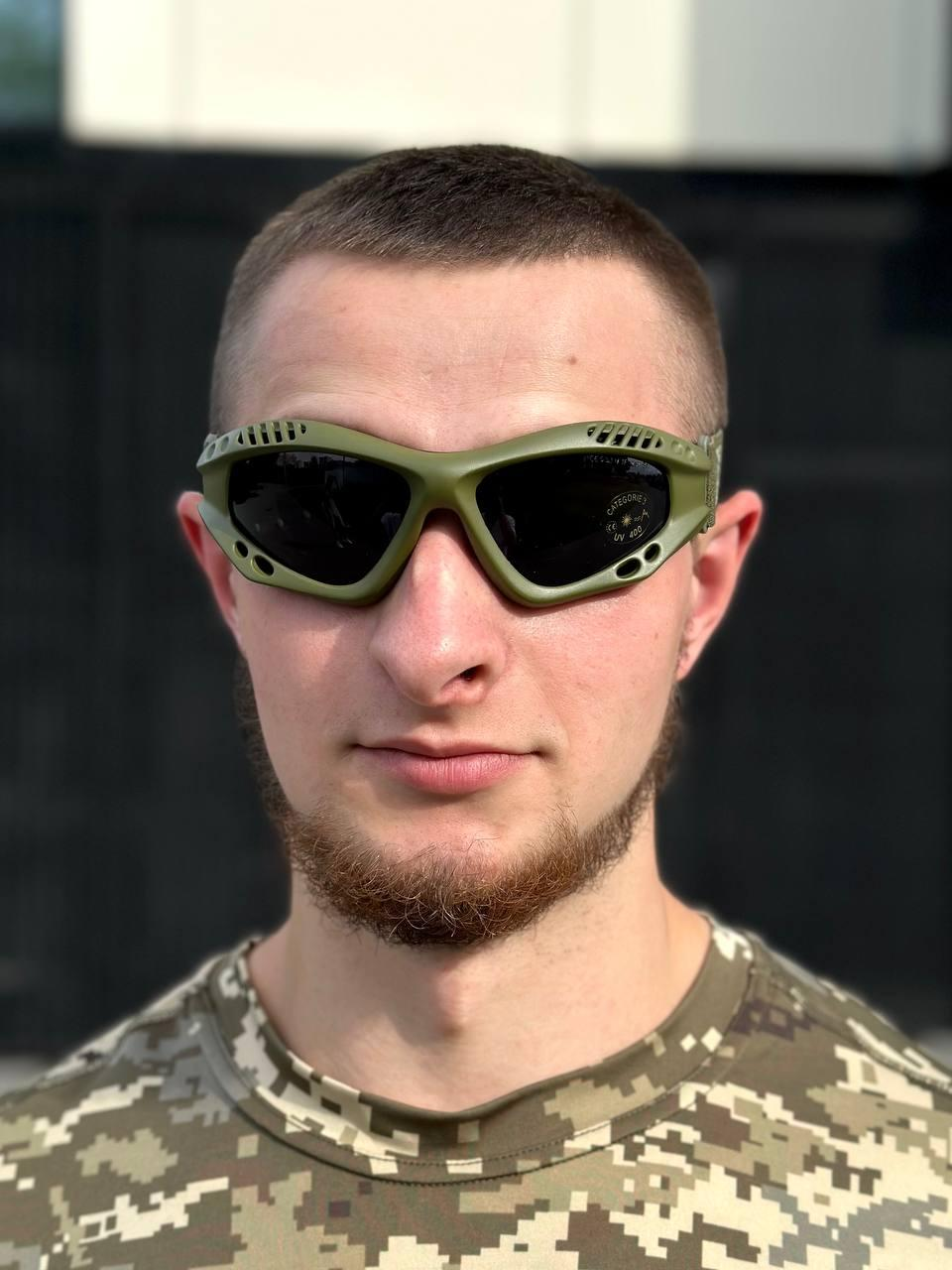 тактичні окуляри олива Mil-Tec