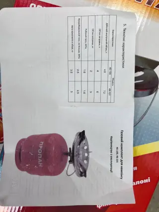 газовий балон 8л