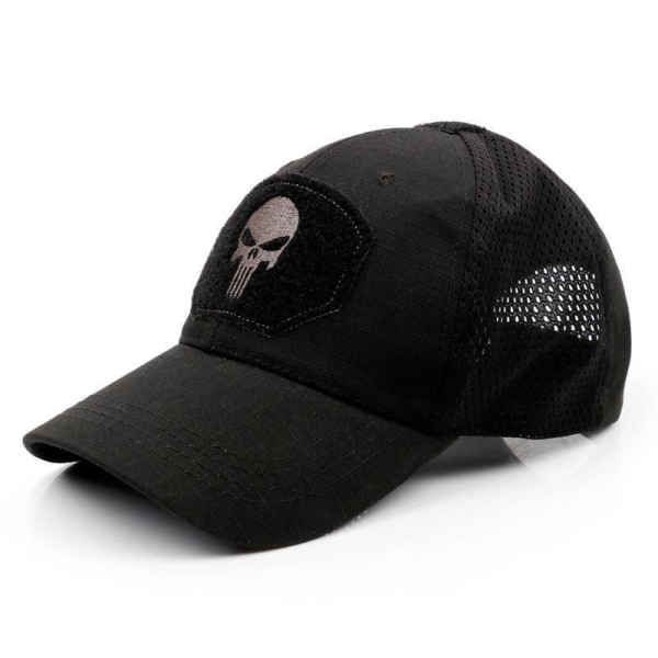 Бейсболка тактична «Punisher» Rip-Stop Black 5.0