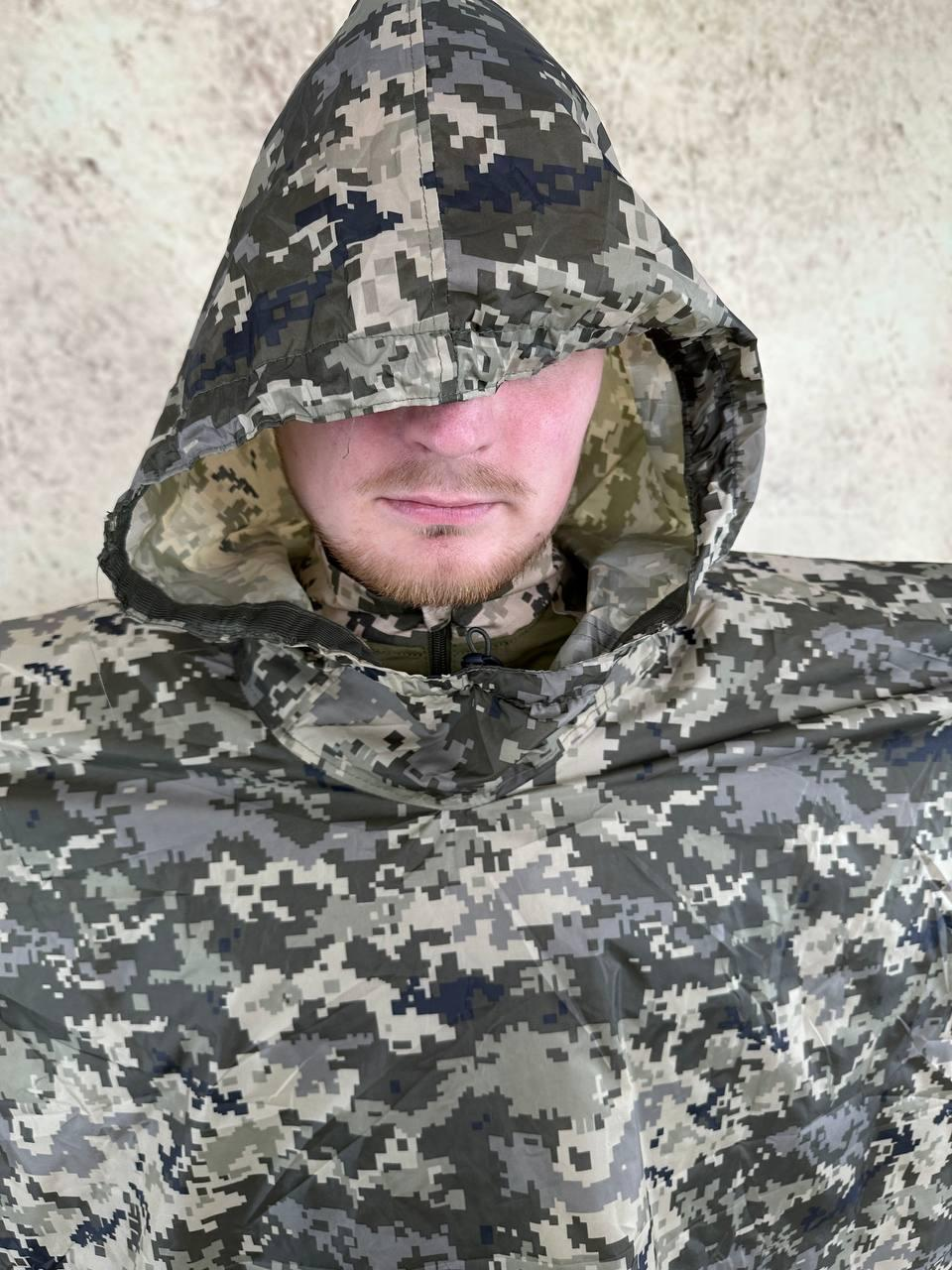 плащ/пончо піксель