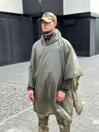 плащ/пончо олива