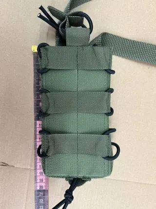 Одинарный открытый подсумок для магазинов АК олива