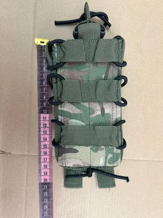 Одинарный открытый подсумок для магазинов АК мультикам