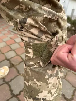 Штани піксель ріпстоп демісезон з наколінниками