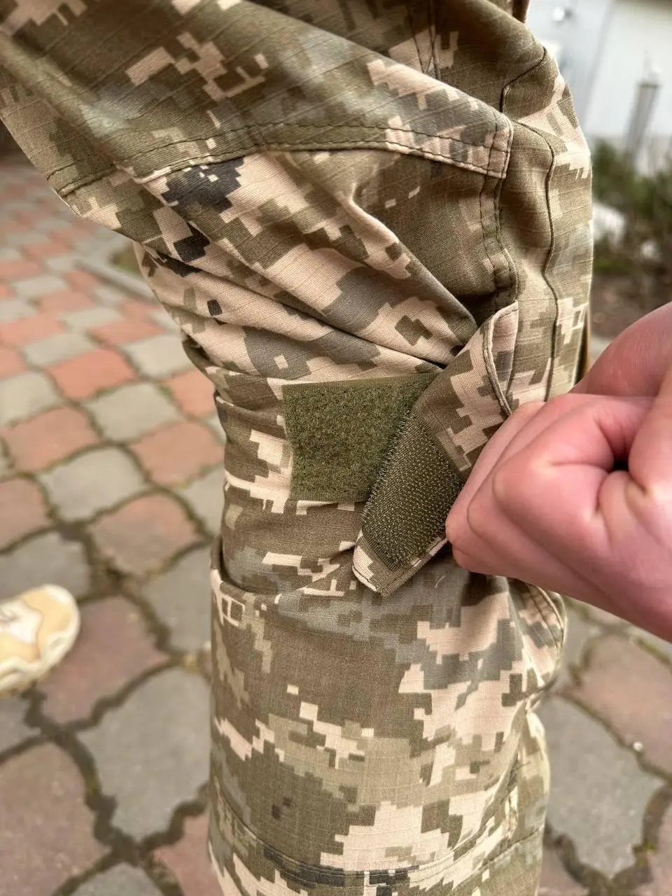Штани піксель ріпстоп демісезон з наколінниками