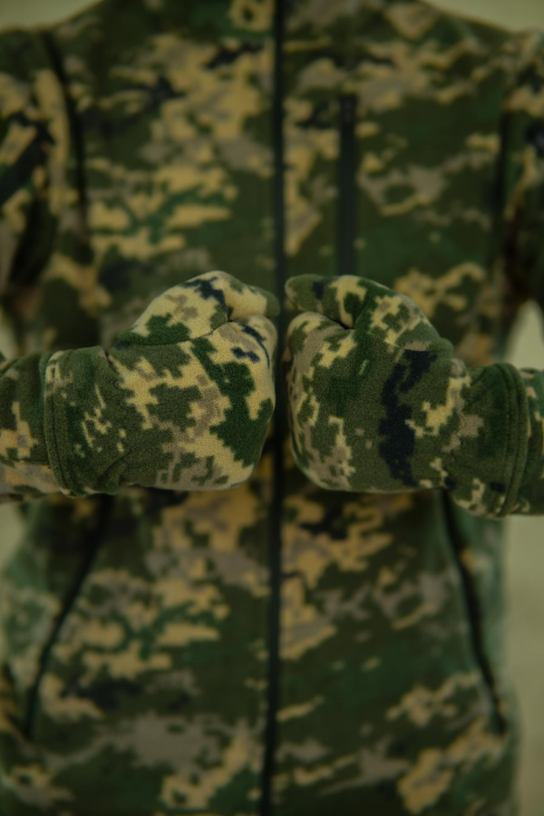 рукавиці палі піксель фліс