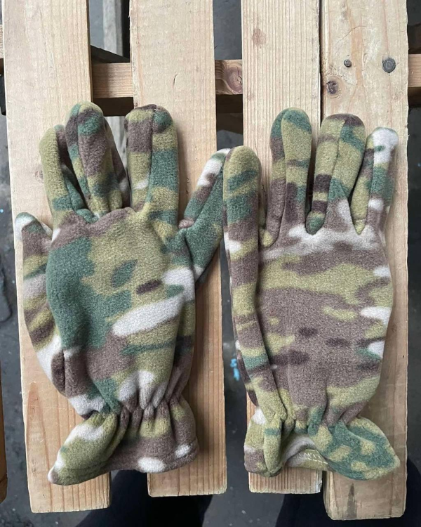 рукавиці палі мультикам фліс