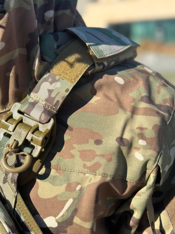 плитоноска з підсумками камуфляж мультикам YAKEDA