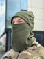 флісова балаклава олива - Фото 3