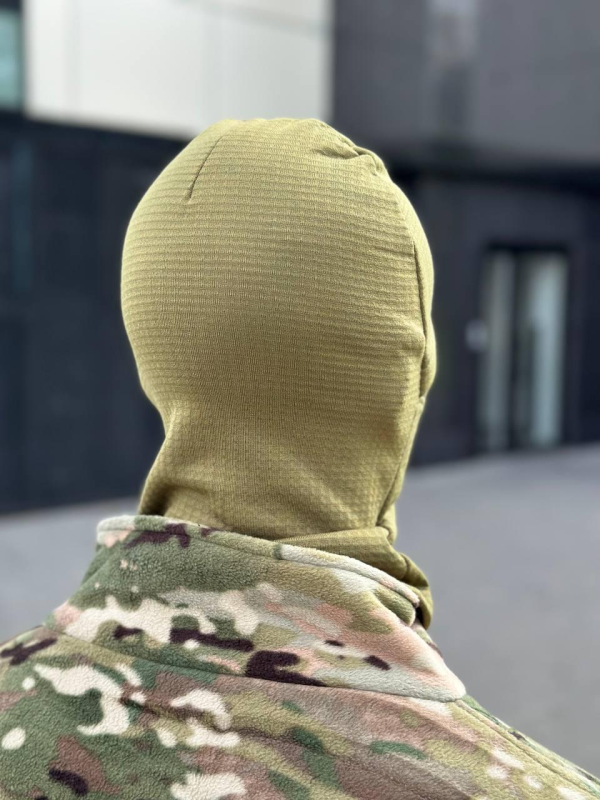 термо балаклава олива