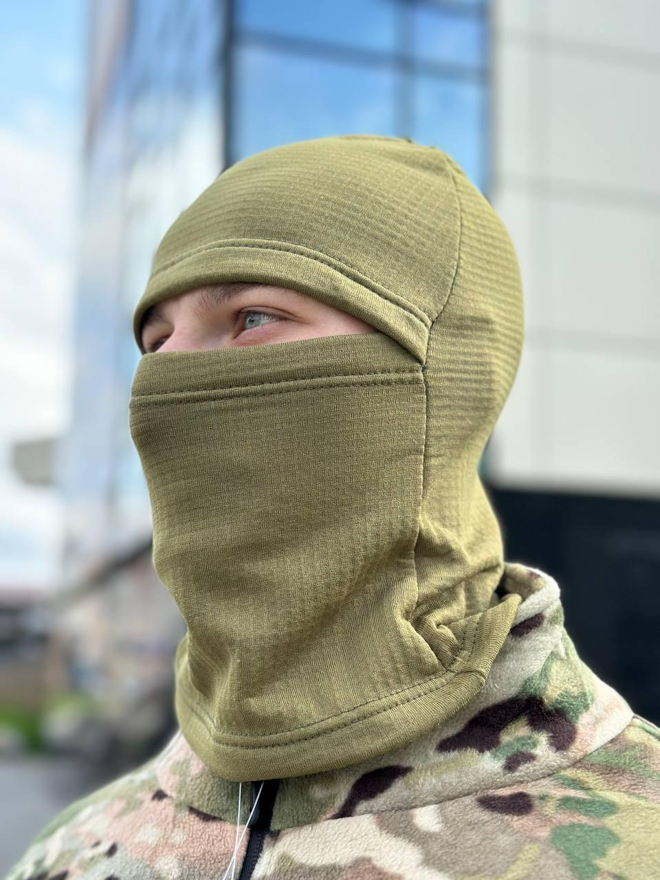 термо балаклава олива - Фото 5