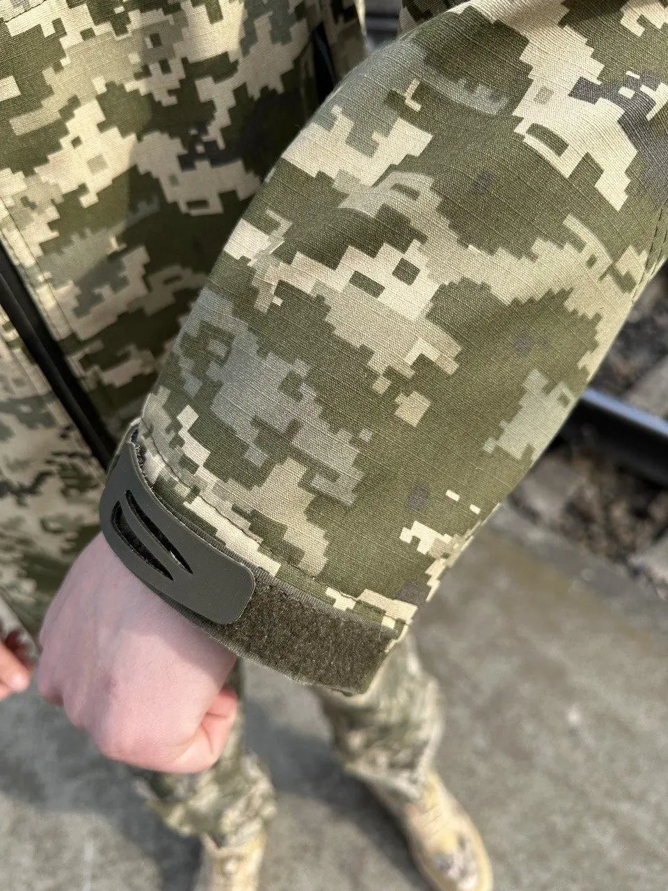 Куртка піксель ріпстоп на флісі v2