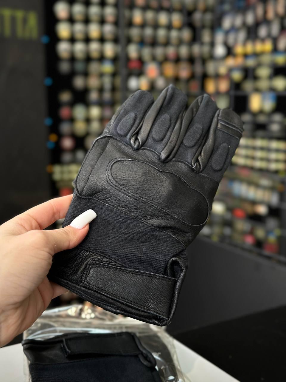 Рукавички тактичні комбіновані кевларові TACTICAL LEDER/KEVLAR MIL-TEC Німеччина