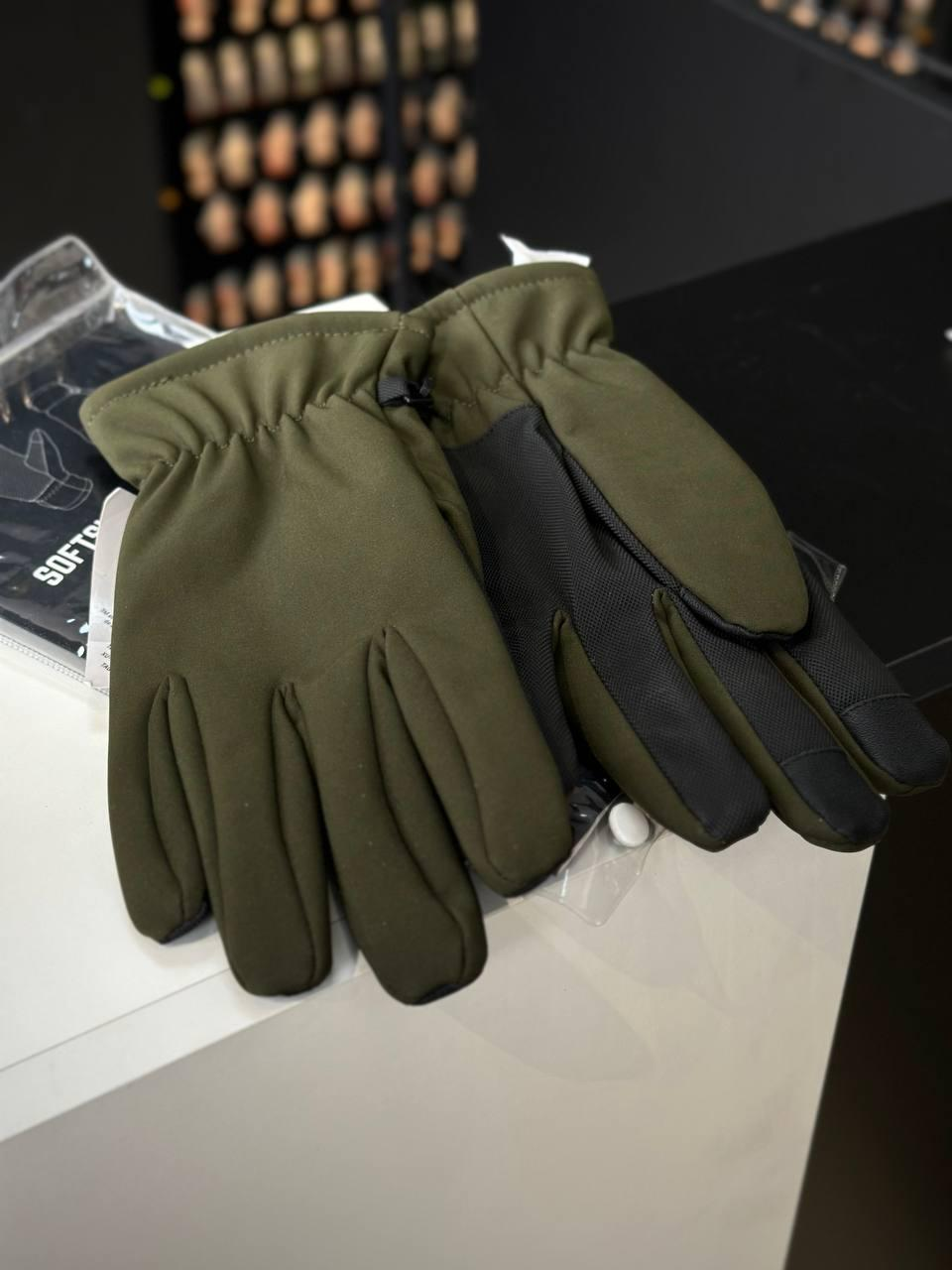 Рукавиці Mil-Tec Softshell Thinsulate - Olive
