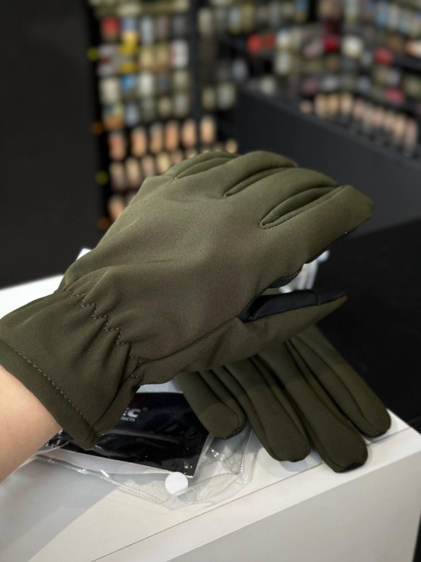 Рукавиці Mil-Tec Softshell Thinsulate - Olive