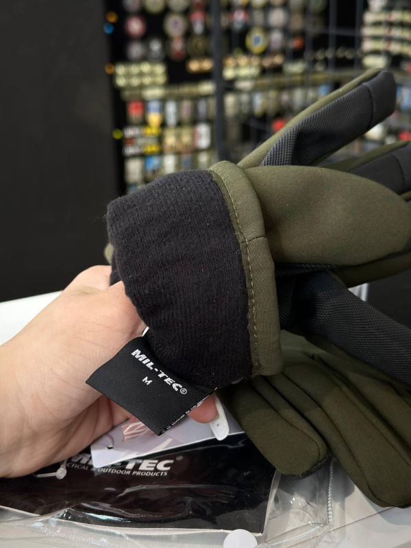 Рукавиці Mil-Tec Softshell Thinsulate - Olive