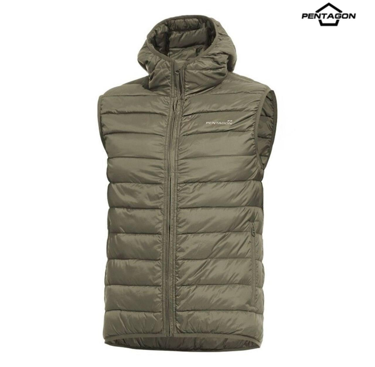 Жилет Pentagon Aurora Hood Vest Taiga Green