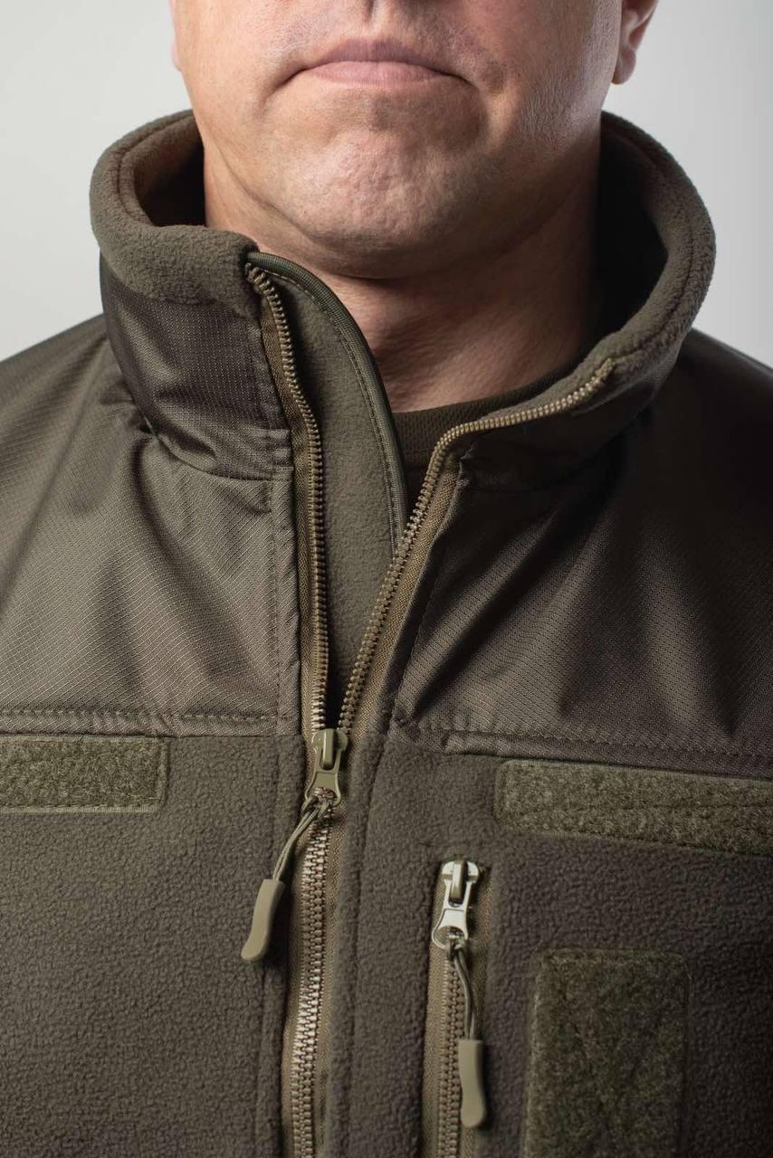 Флісова Кофта Kiborg Сітка Olive Military