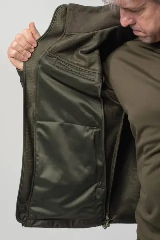 Флісова Кофта Kiborg Сітка Olive Military