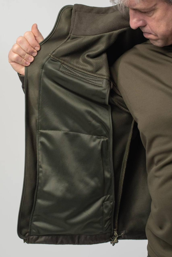 Флісова Кофта Kiborg Сітка Olive Military