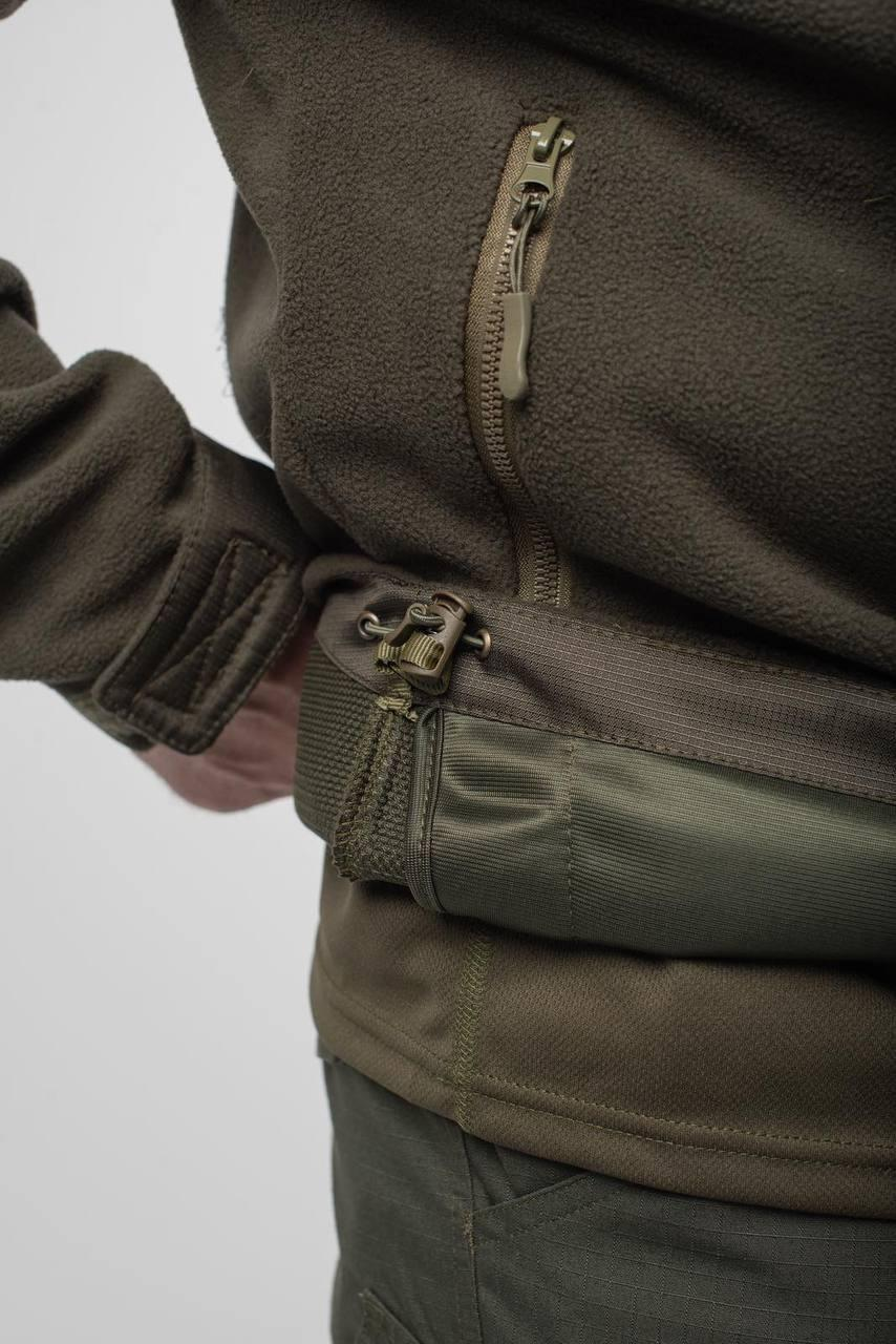 Флісова Кофта Kiborg Сітка Olive Military