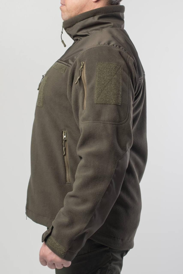 Флісова Кофта Kiborg Сітка Olive Military