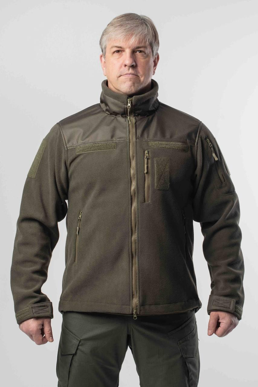 Флісова Кофта Kiborg Сітка Olive Military
