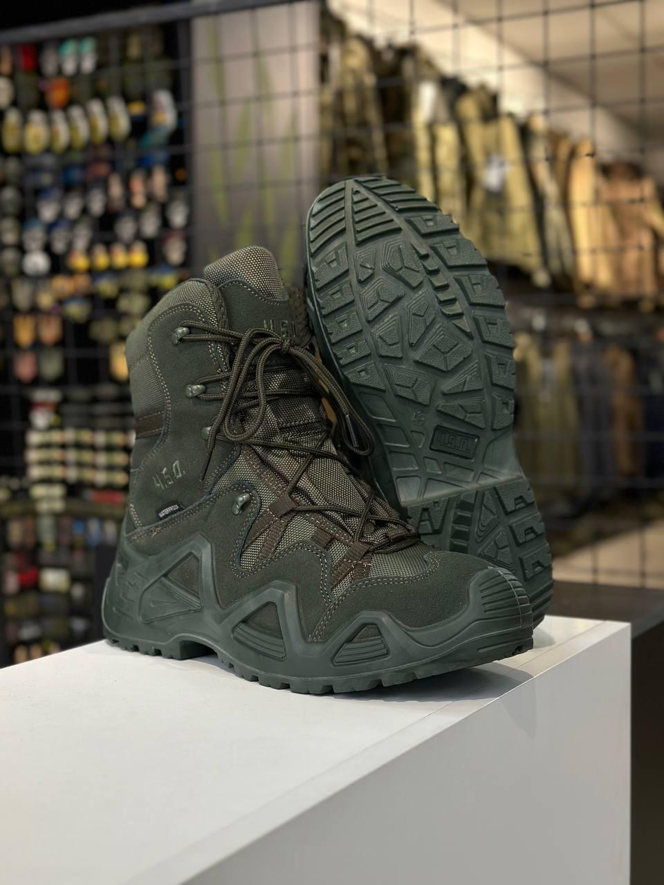 Черевики тактичні Високі Олива 4.5.0 Gore-Tex Olive Високі