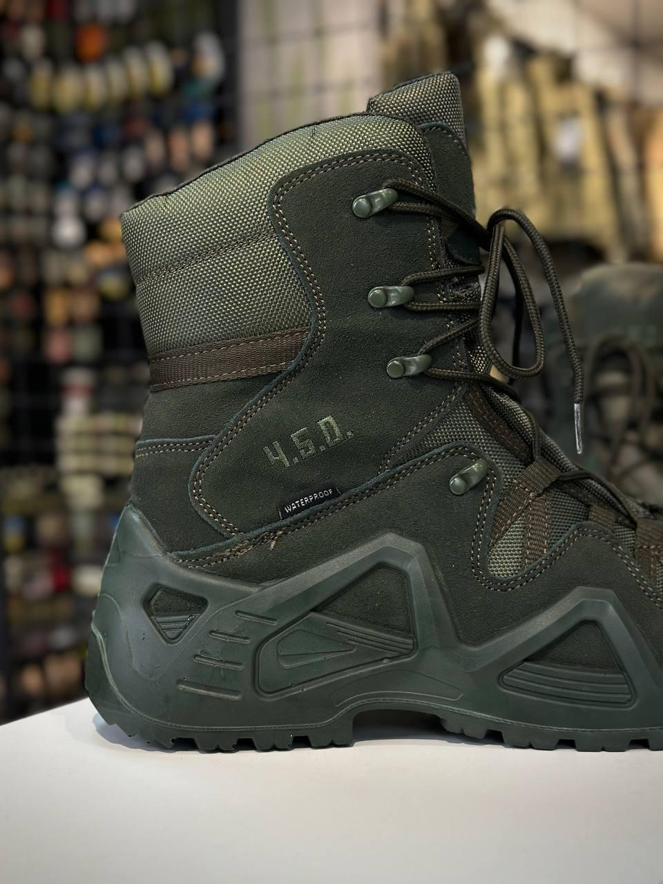 Черевики тактичні Високі Олива 4.5.0 Gore-Tex Olive Високі