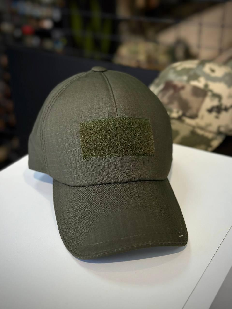 Тактична Бейсболка Олива 4.5.0,Глибока посадка + Сітка в середині Olive