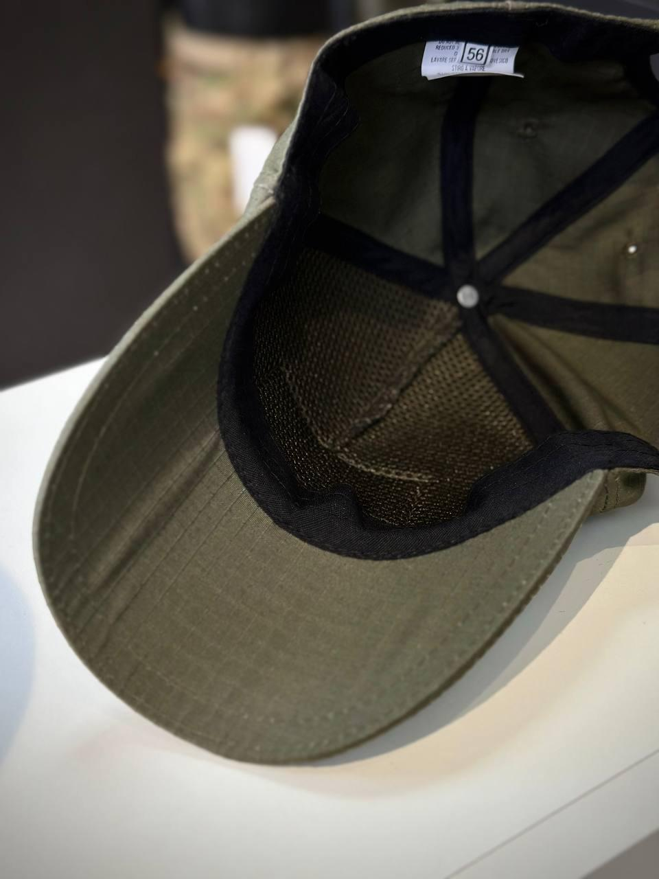 Тактична Бейсболка Олива 4.5.0,Глибока посадка + Сітка в середині Olive