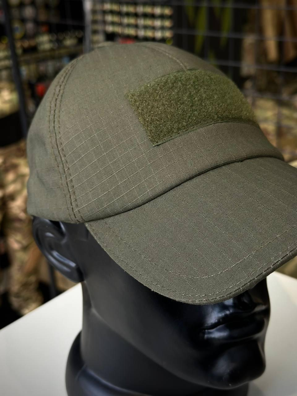 Тактична Бейсболка Олива 4.5.0,Глибока посадка + Сітка в середині Olive