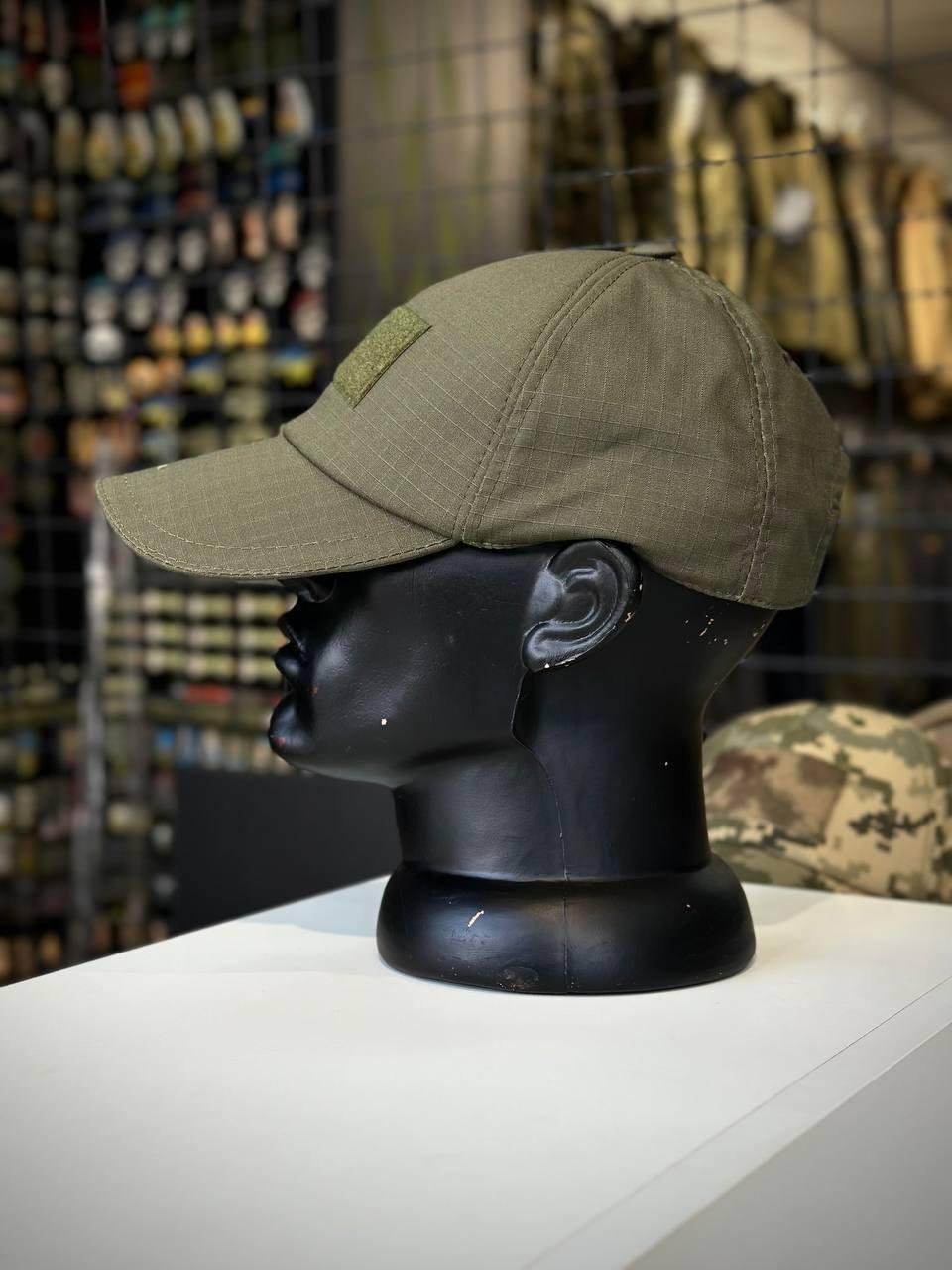 Тактична Бейсболка Олива 4.5.0,Глибока посадка + Сітка в середині Olive