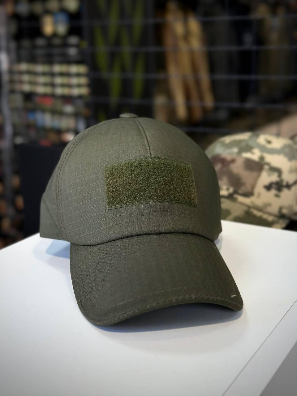 Тактична Бейсболка Олива 4.5.0,Глибока посадка + Сітка в середині Olive