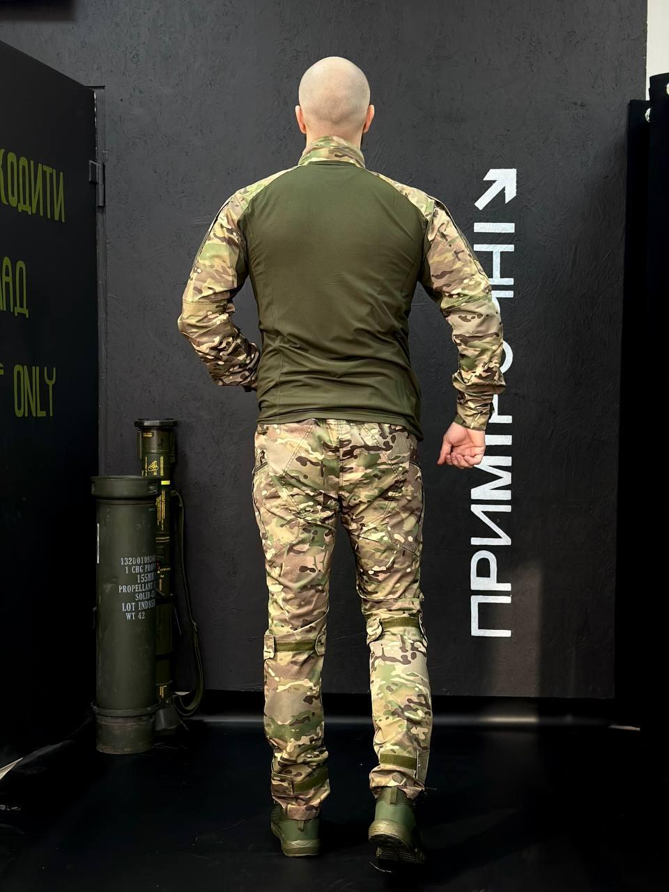 Тактичний Військовий Комплект Мультикам / Олива Ягуар 4.5.0. Jaguar Убакс +Штани Under Body Armor Combat Shirt