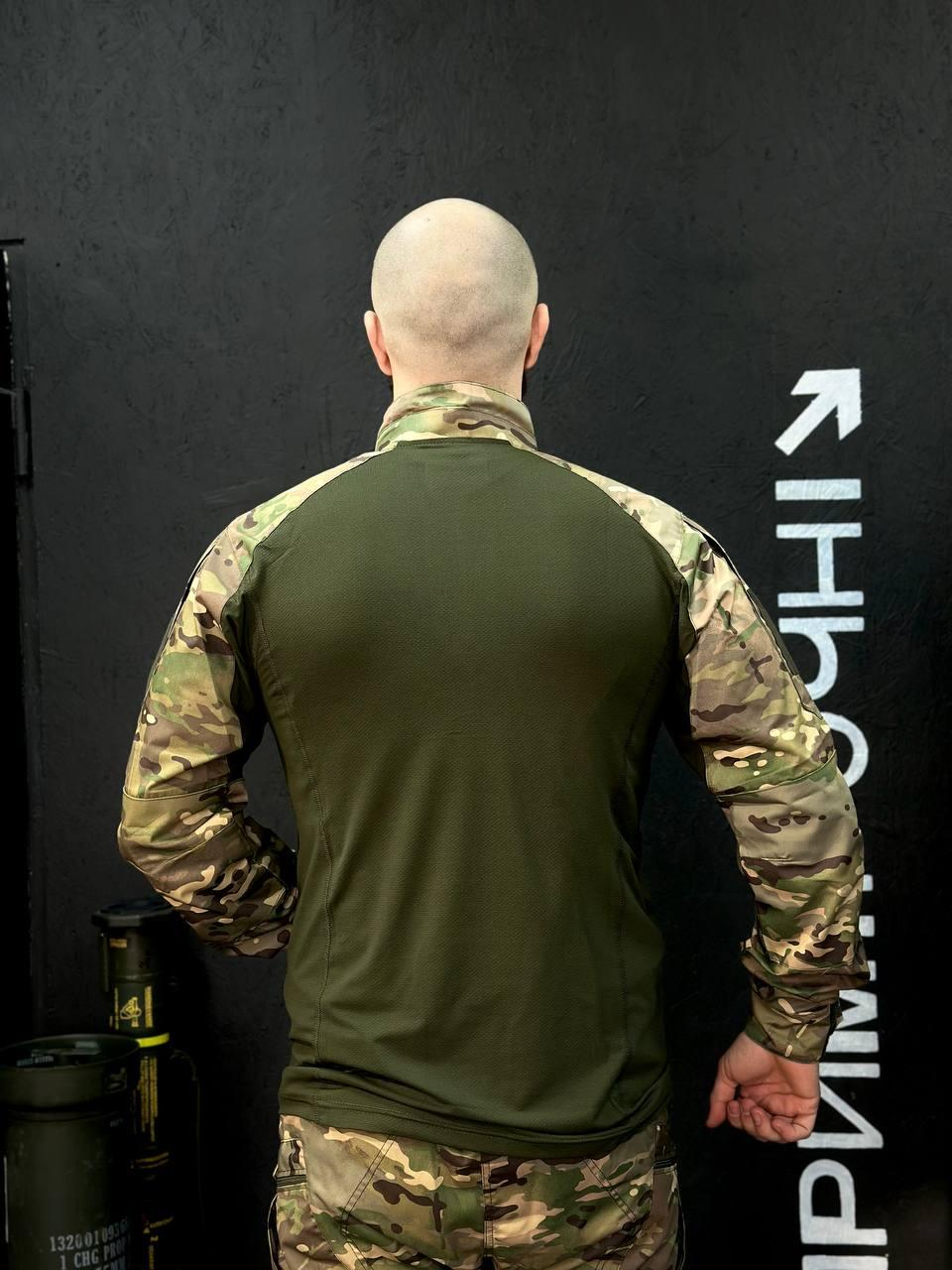 Тактичний Військовий Убакс Олива /Мультикам 4.5.0 Покращений Under Body Armor Combat Shirt