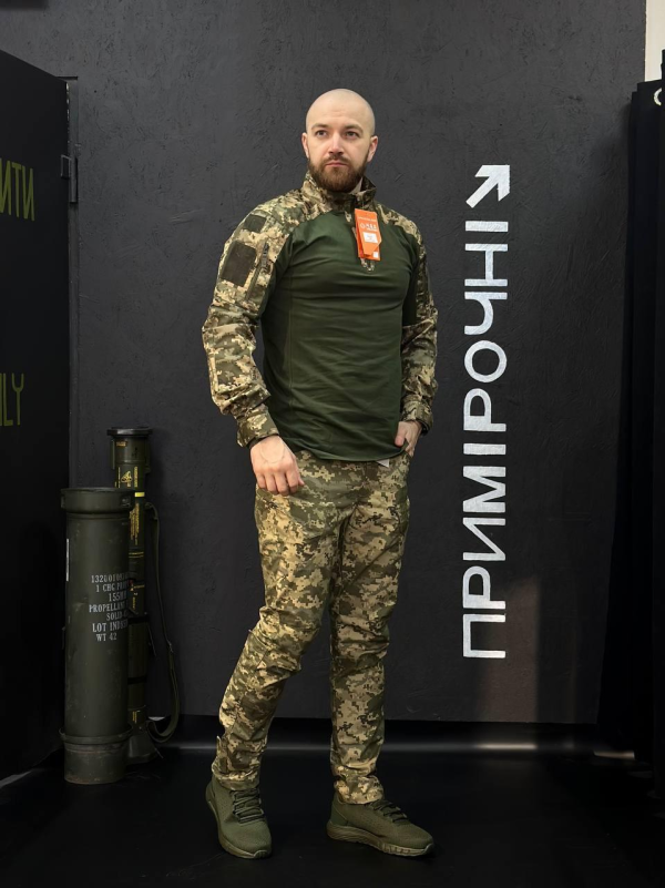 Тактичний Військовий Комплект Олива / Піксель Ягуар 4.5.0. Jaguar Убакс +Штани Under Body Armor Combat Shirt