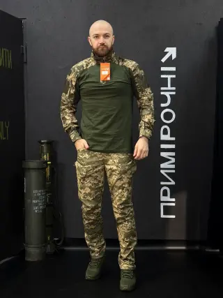 Тактичний Військовий Комплект Олива / Піксель Ягуар 4.5.0. Jaguar Убакс +Штани Under Body Armor Combat Shirt