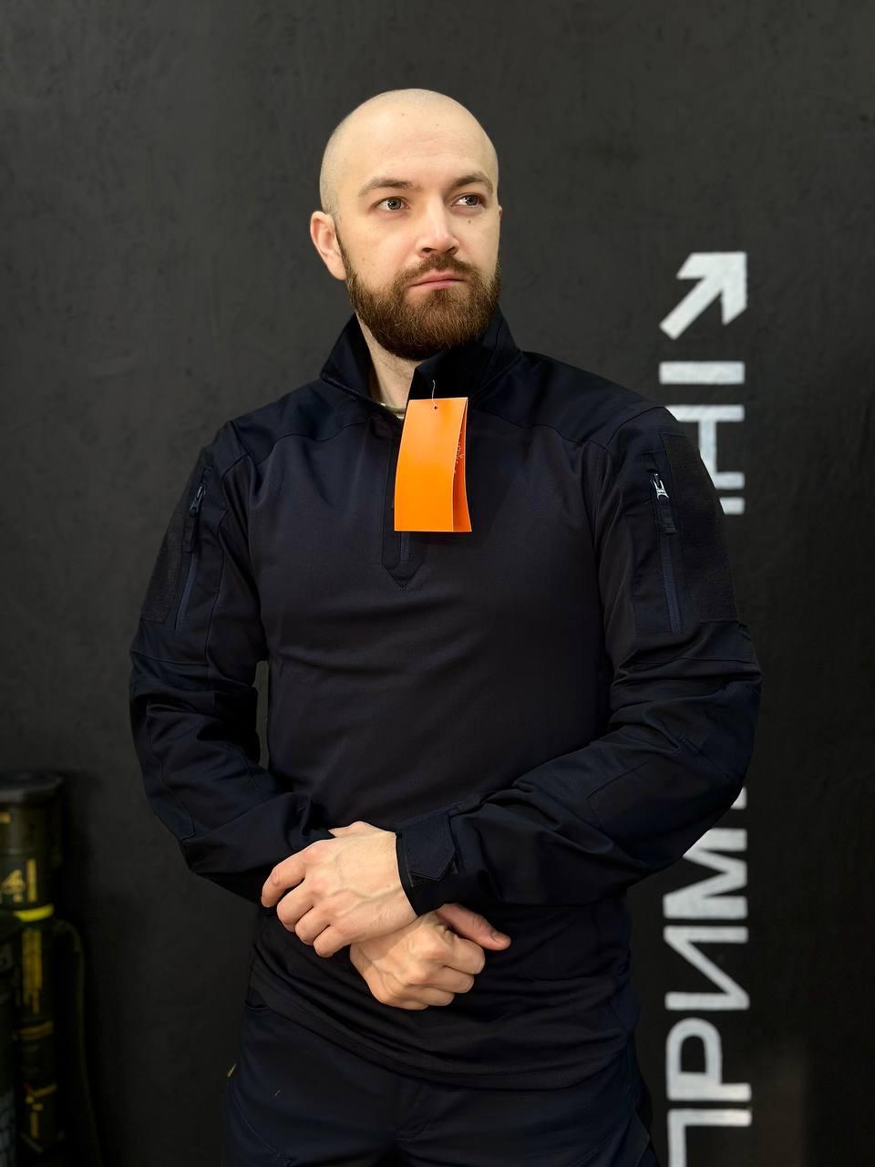 Убакс ДСНС Синій 4.5.0 Покращений Black Under Body Armor Combat Shirt