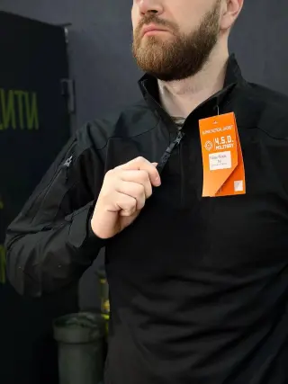 Тактический военный убакс черный 4.5.0 улучшенный Black Under Body Armor Combat Shirt