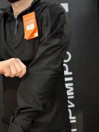 Тактический военный убакс черный 4.5.0 улучшенный Black Under Body Armor Combat Shirt