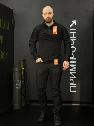 Тактичний Військовий Комплект Чорний Ягуар 4.5.0. Jaguar Black Убакс +Штани Under Body Armor Combat Shirt