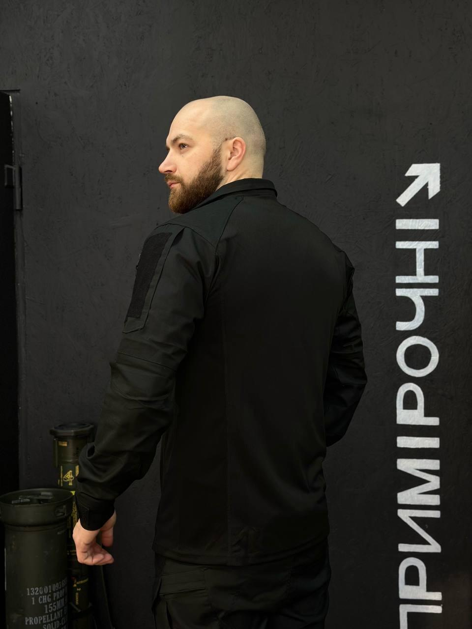 Тактичний Військовий Комплект Чорний Ягуар 4.5.0. Jaguar Black Убакс +Штани Under Body Armor Combat Shirt
