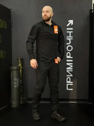 Тактичний Військовий Комплект Чорний Ягуар 4.5.0. Jaguar Black Убакс +Штани Under Body Armor Combat Shirt