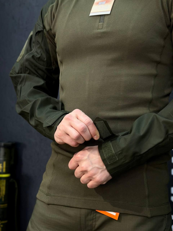 Тактичний Військовий Убакс Олива 4.5.0 Покращений Olive Under Body Armor Combat Shirt