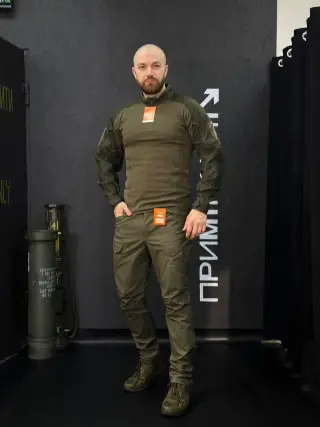 Тактичний Військовий Комплект Олива Ягуар 4.5.0. Jaguar Olive Убакс +Штани Under Body Armor Combat Shirt